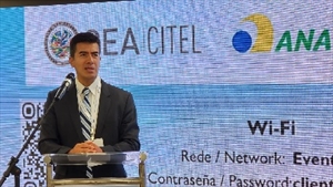 Oscar León en la 45 Reunión del CCP I - Crédito: CITEL